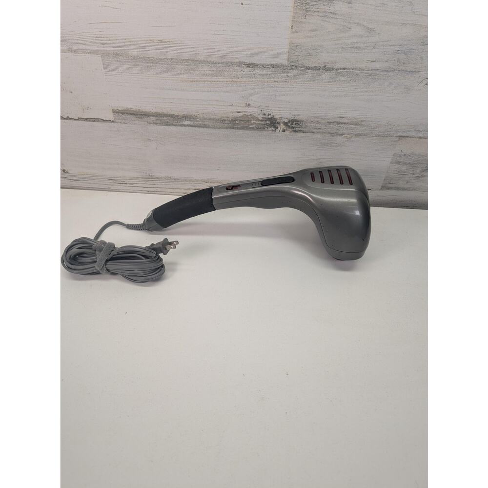 HoMedics PA-1H Professional Percussion Handheld Massager with Heat Electric Gray
